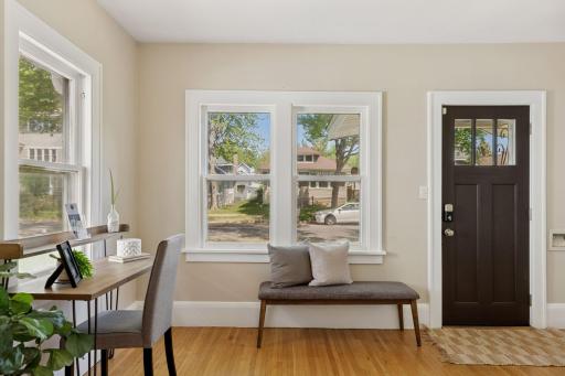 This area is great as an office or reading nook