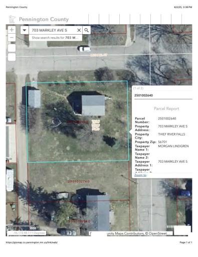 Photo for 703 Markley Avenue S, Thief River Falls, MN 56701 - Listing #6719125 703 Markley Avenue S, Thief River Falls, MN 56701