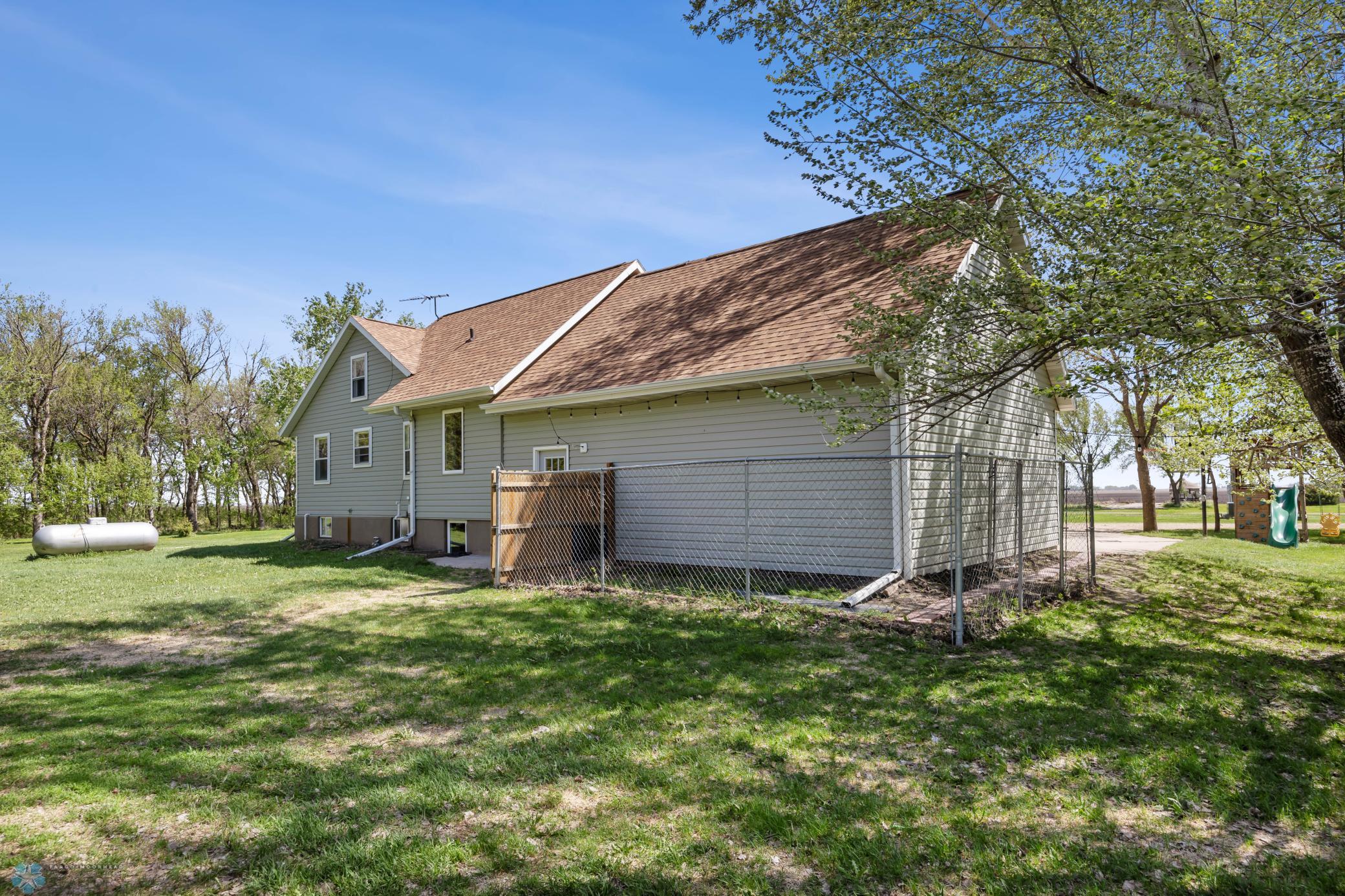 Dog run from garage