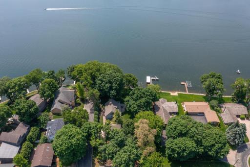 Wonderful Lake Minnetonka setting with southern views.