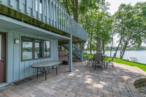 Entertain good friends and family on the huge patio overlooking the lake. The big level yard is great for kids and pets!