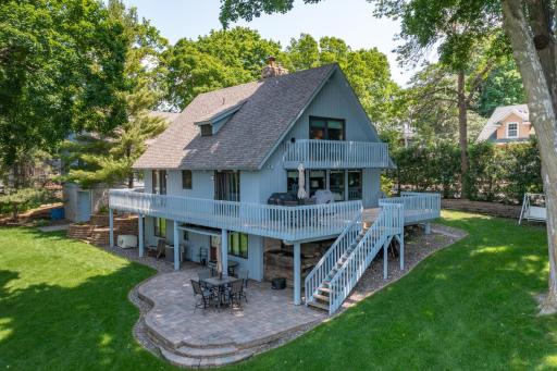 Entertain on the large deck, patio or manicured lawn and stroll to the dock to greet guests who arrive by boat!
