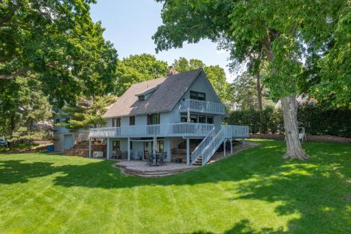 The home has a plush lawn, nice lakeside curb appeal and it is an easy walk to the dock. The roof is newer too.
