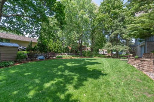 Great lawn for throwing a ball, games or pets to run. The lot is very large and could be a future building site too.