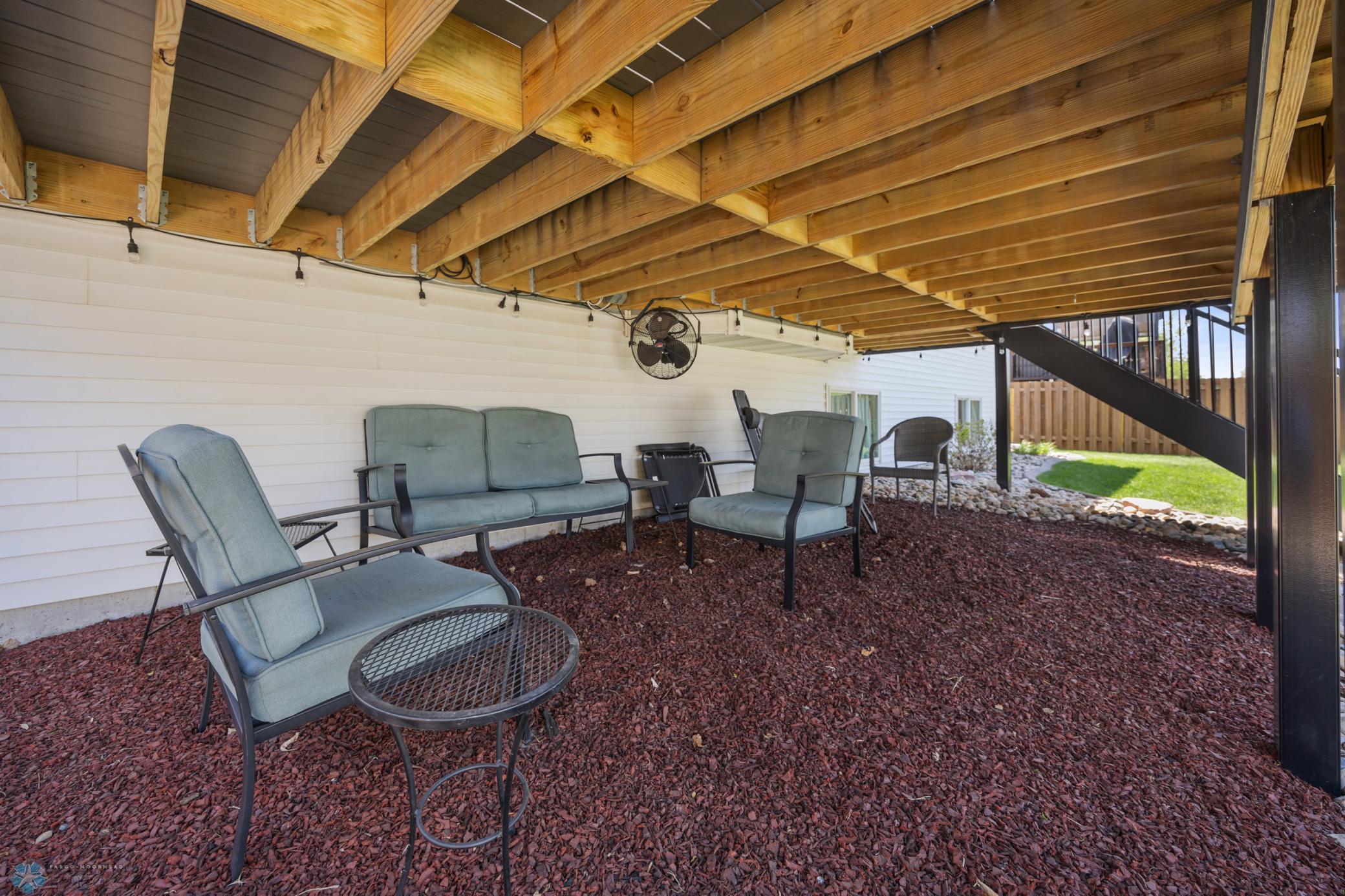 Covered Seating Area