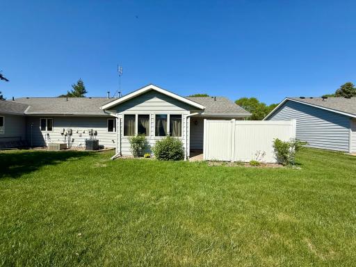 Just the right amount of lawn for easy maintenanceâ¦seller has a lawn service and a snow removal service willing to help you out!