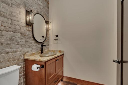 Half Bath off the garage entry.