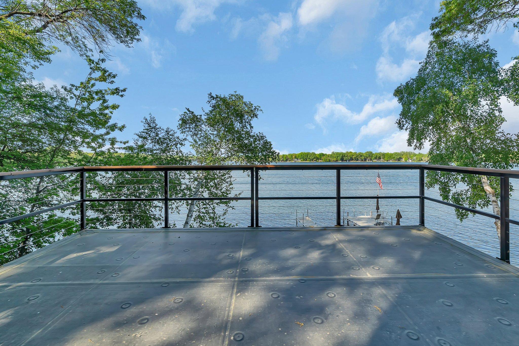 The decking above the fish house offers a truly immersive experience, making you feel as though you're floating on the water with breathtaking views all around.