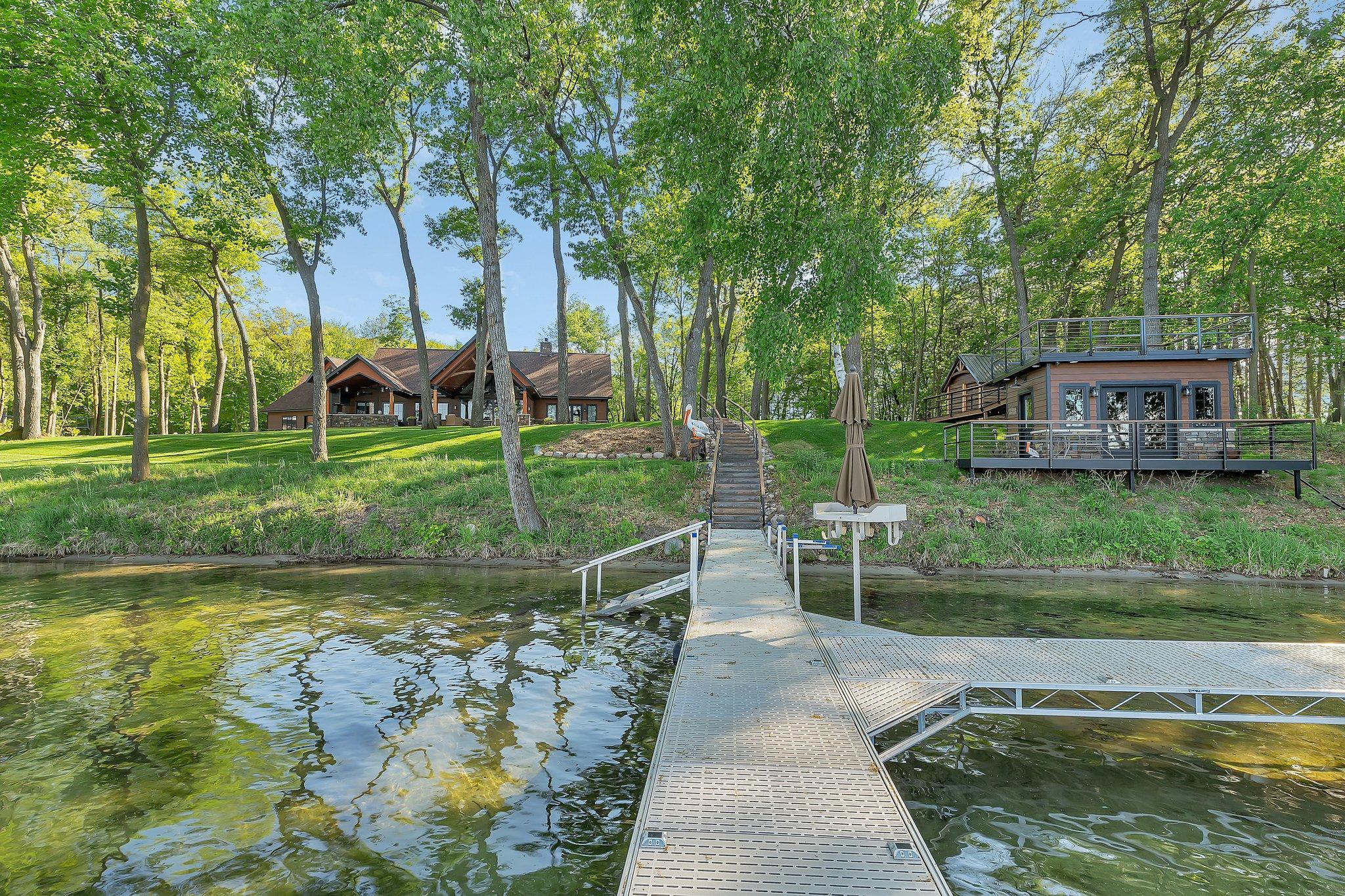 Views of Alexander Court from the lakeside