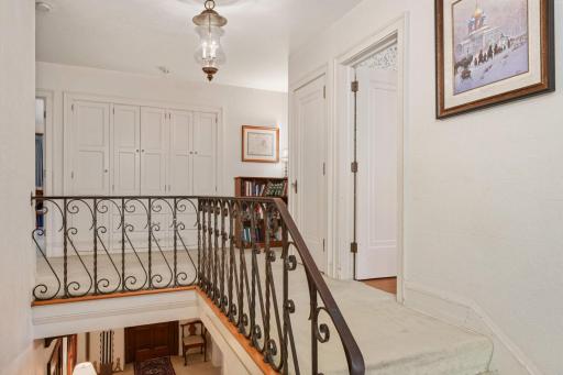 Spacious 2nd floor hallway leads to 4 very large bedrooms