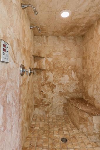 Per the Seller, the steam shower is not currently operable.