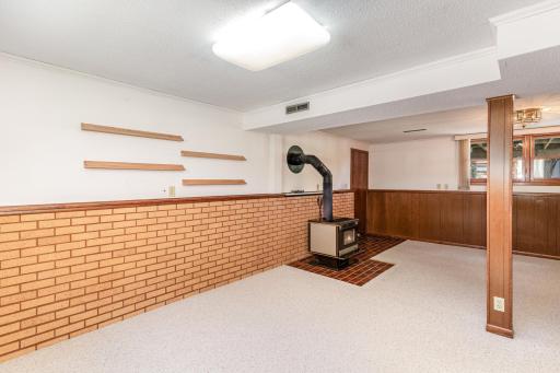 View from the front windows in the "L" shaped family room.