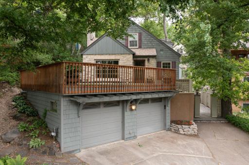 Two-car ATTACHED garage