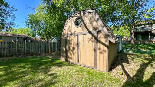 Storage shed w/ loft