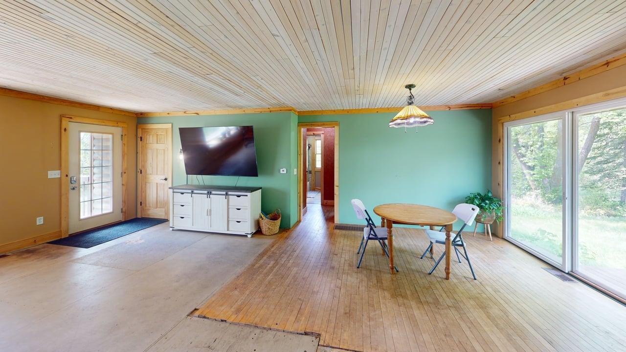Open concept living/dining/kitchen
