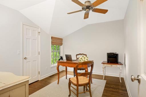 Bedroom #2 up is currently used as an office and could make an expansion of the primary walk-in closet if desired