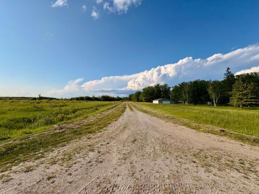 Photo for TBD 22nd St NW, Baudette, MN 56623 - Listing #6720693 Driveway going north from Ship's Wheel Road