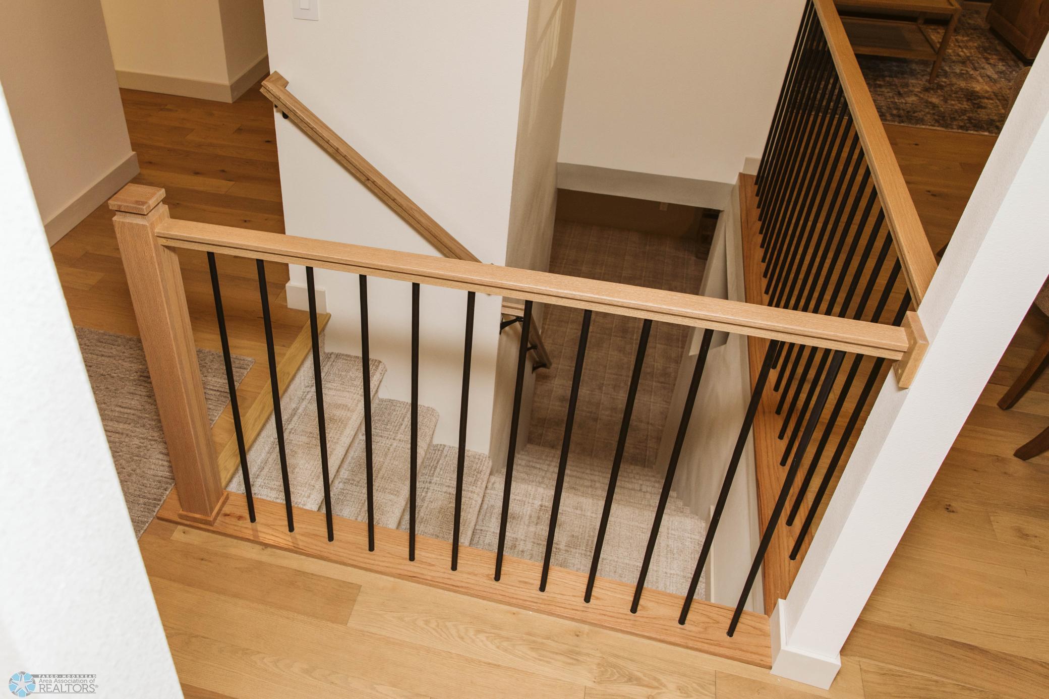 Updated Banister- Wood & Steel