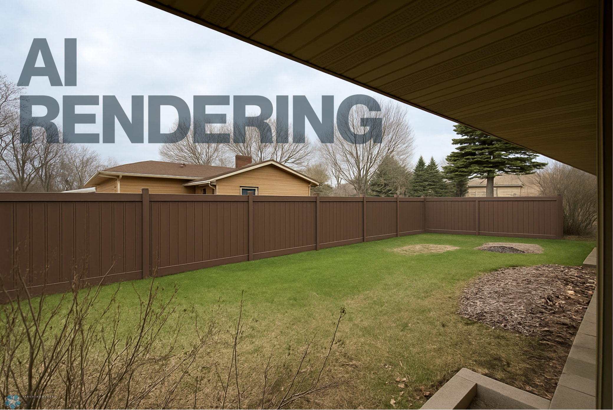 Prospective Rendering of what a fence might look like