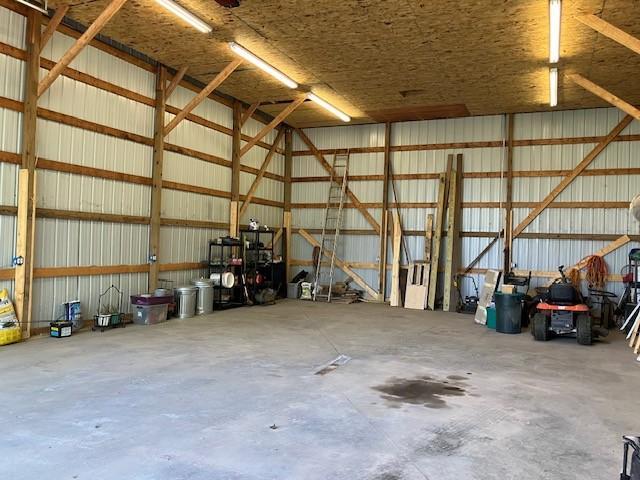 Inside of garage. Plenty of space.