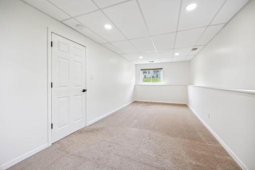 Just a few steps down from the main is your 4th bedroom in the lower level.