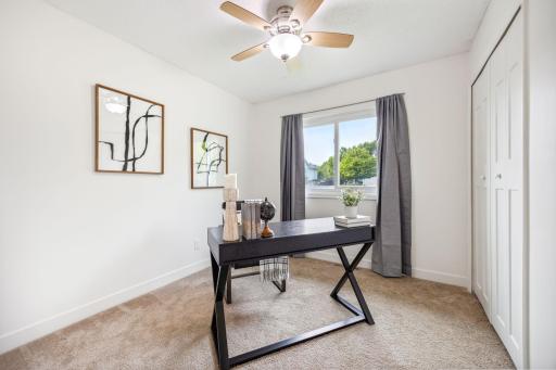 The 2nd bedroom could also be used as an office.