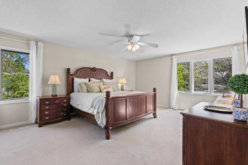 Six generously sized bedrooms, including four on the upper level.
