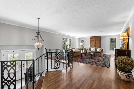 Thoughtful floor plan offers separation between bedroom and living areas on each level.