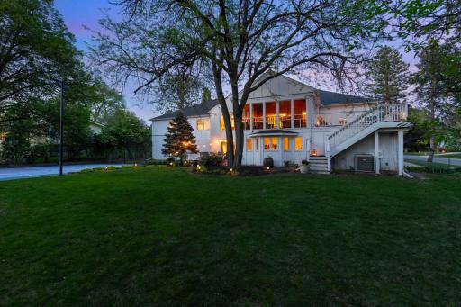 Expansive deck ideal for outdoor dining or lounging.