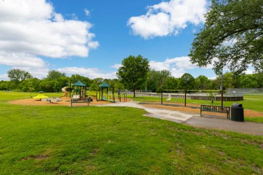 This amazing park is just around the corner from the home....