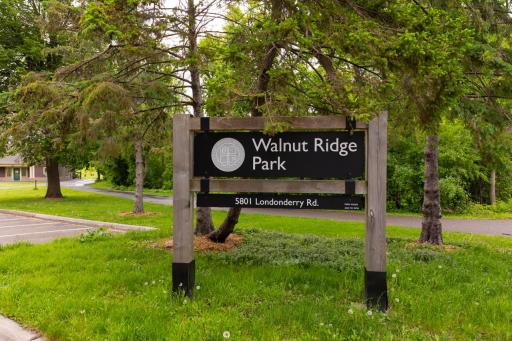 This amazing park is just around the corner from the home....