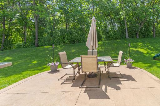 Great space for relaxing and sharing an outdoor meal.