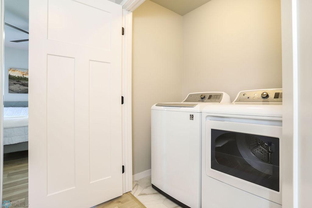 Laundry on Main in hall to primary