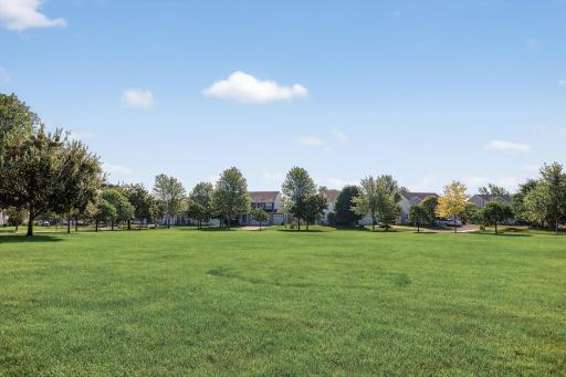 There is a considerable amount of green space in this community. This space is great for lawn games with friends or exercising pets.