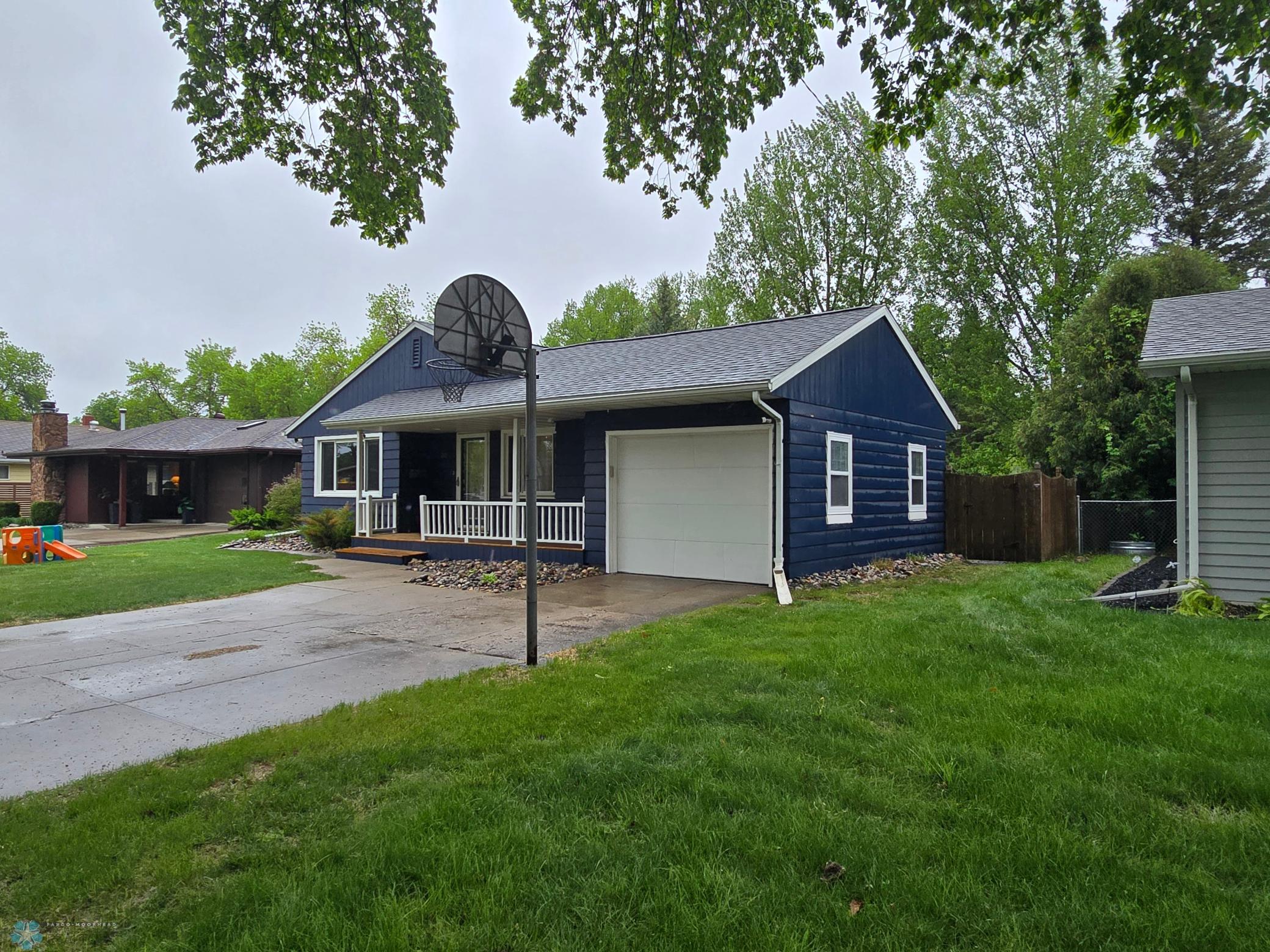 Front- Side of house