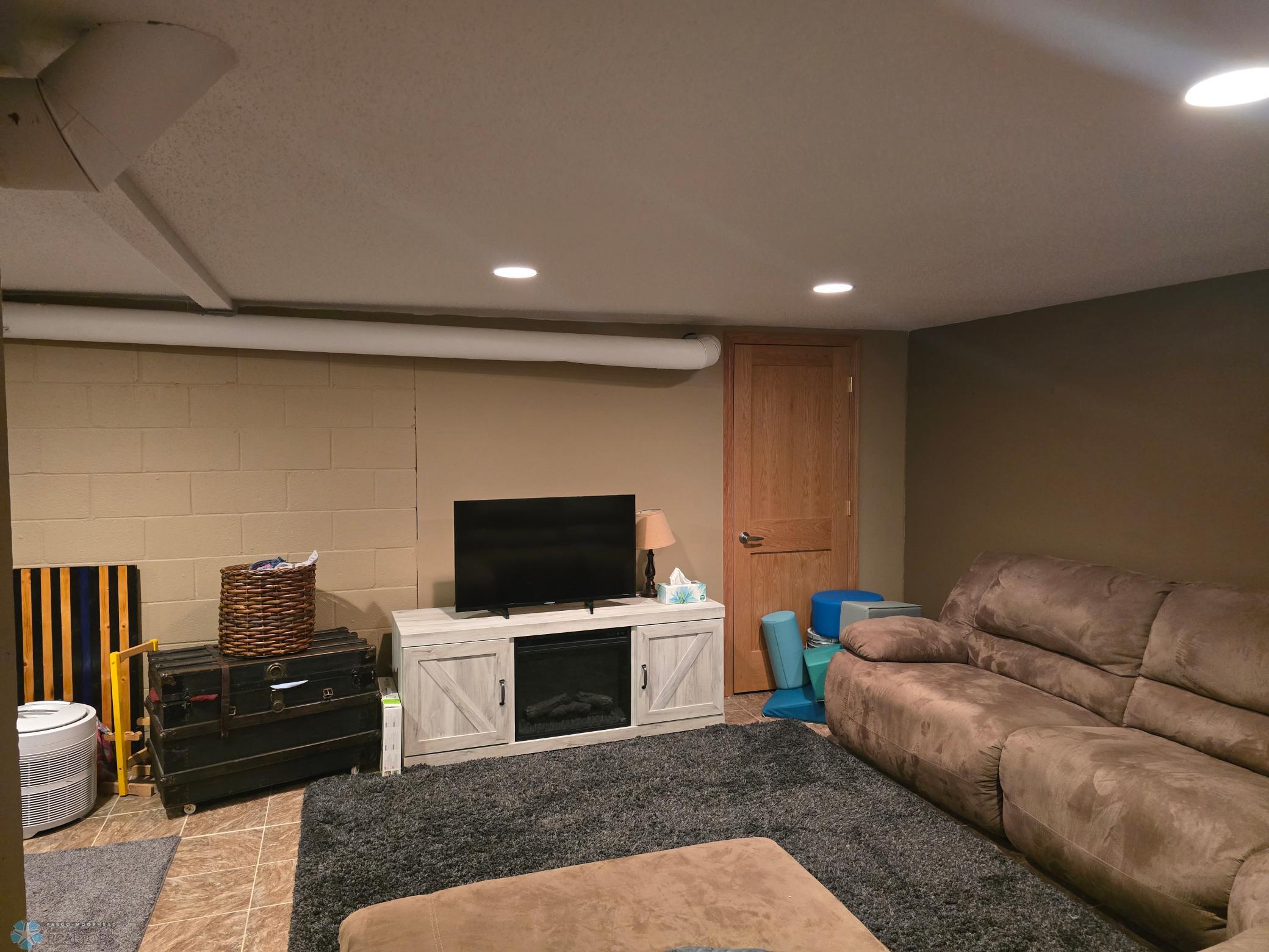 Family room - storage closet