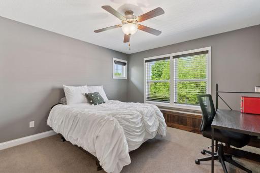 Bedroom 2 up - built-in window seating and storage
