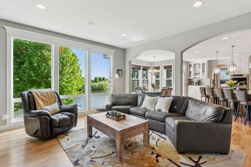 Floor to ceiling windows with openings at the bottom to bring fresh breezes into the home
