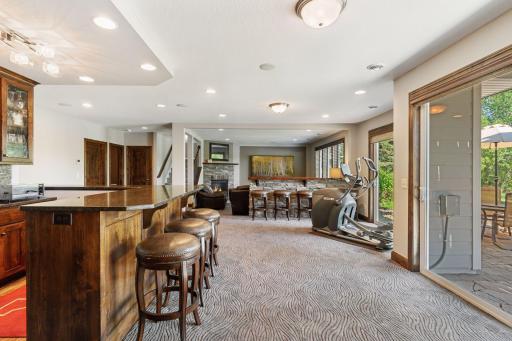Walk out to patio, abundance of natural light