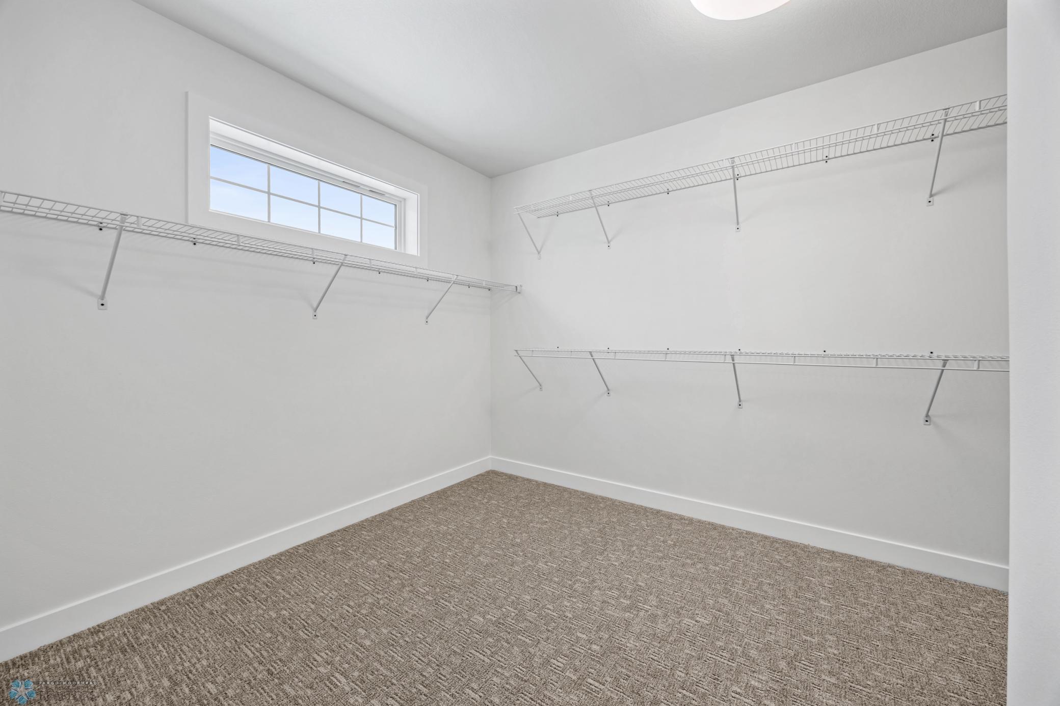 Primary Bedroom Closet - Photos of Previous Model