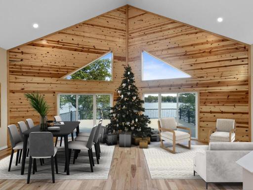 Virtual Staging to show how this space could be utilized.