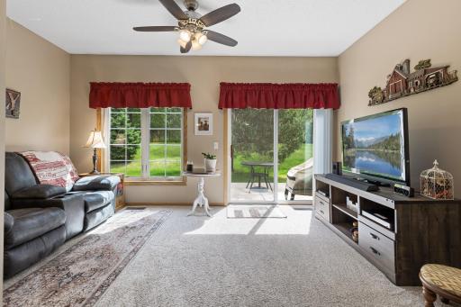 Bonus sun room with east facing windows for great morning light
