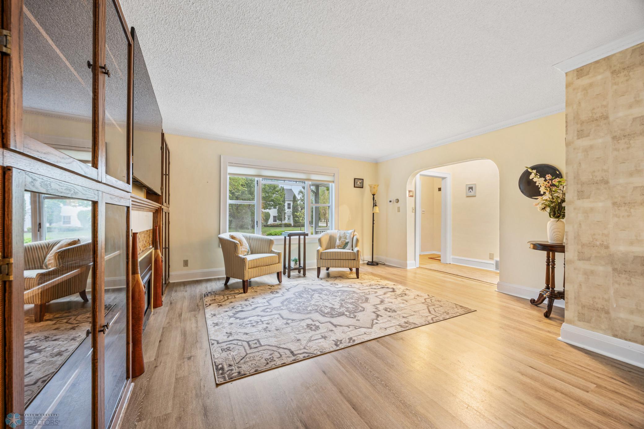 Living Room with built-ins