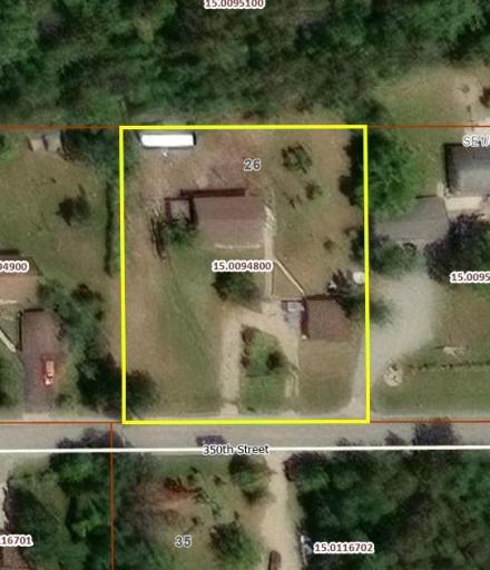 County Aerial Map - Property Lines are Approximate