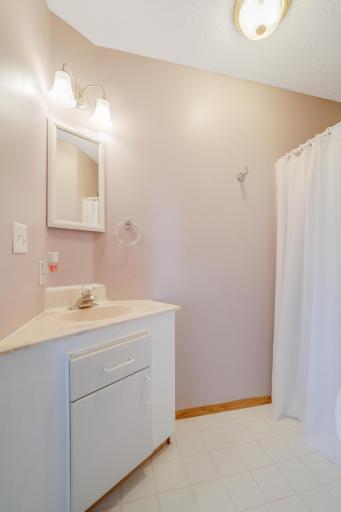 A 3/4 bathroom resides as an ensuite on the main floor 2nd bedroom. It is a perfect set up for your guests or growing family.