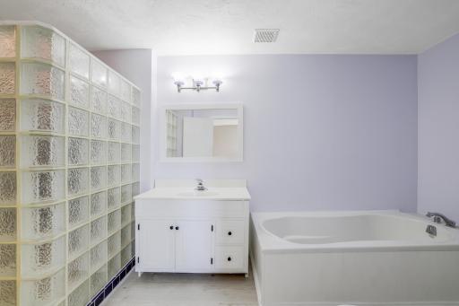 Welcome to your primary bathroom retreat!