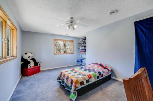 Second bedroom of three in the lower level.