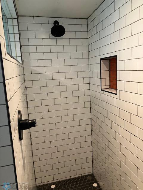 Basement shower