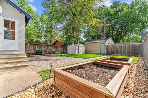 Raised garden beds ready for flowers, veggies, herbs and more!