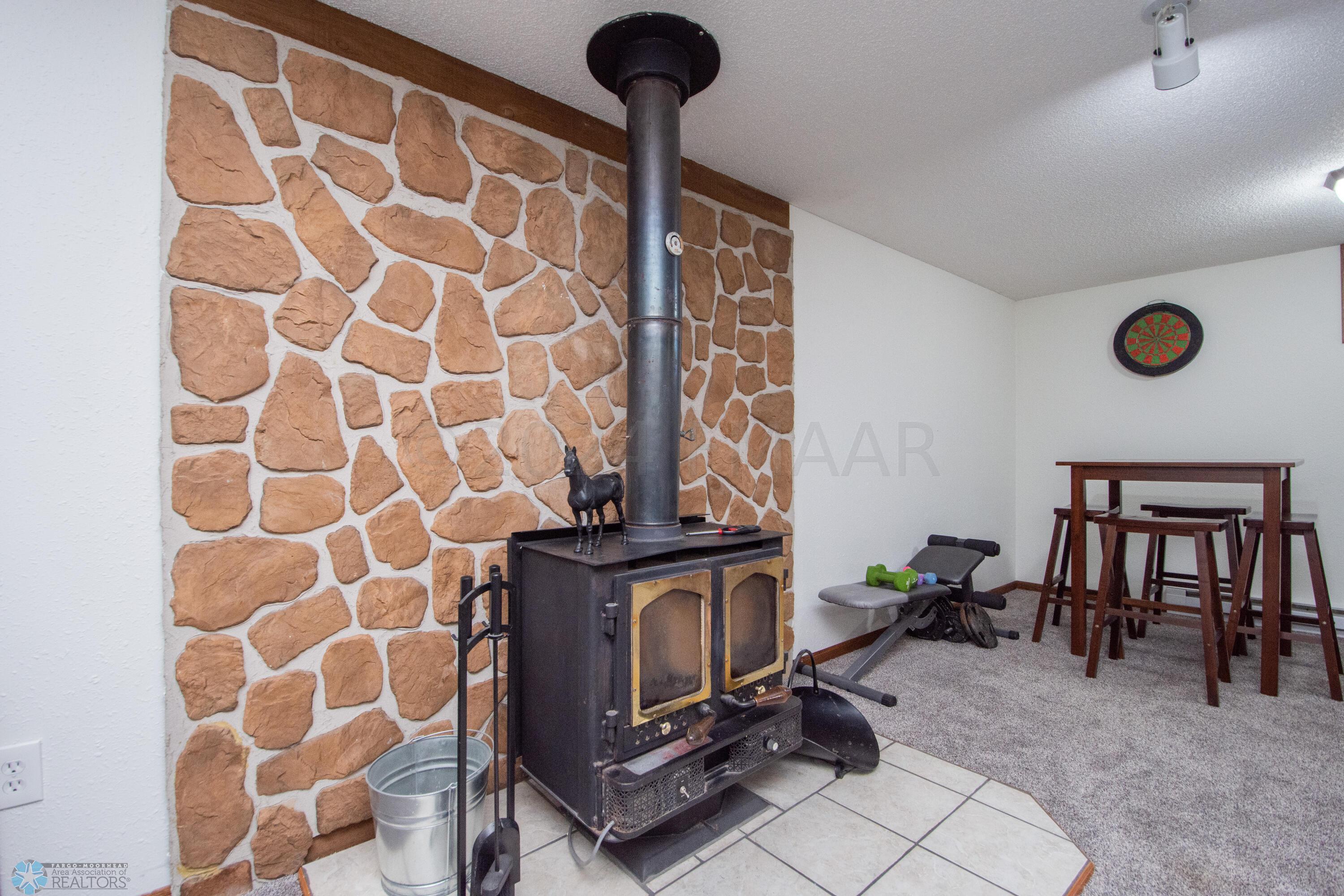 Basement Fireplace
